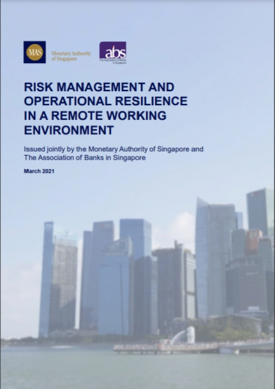 Risk Mgmt and Operational Resilience in a remote working environment